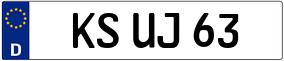 Truck License Plate